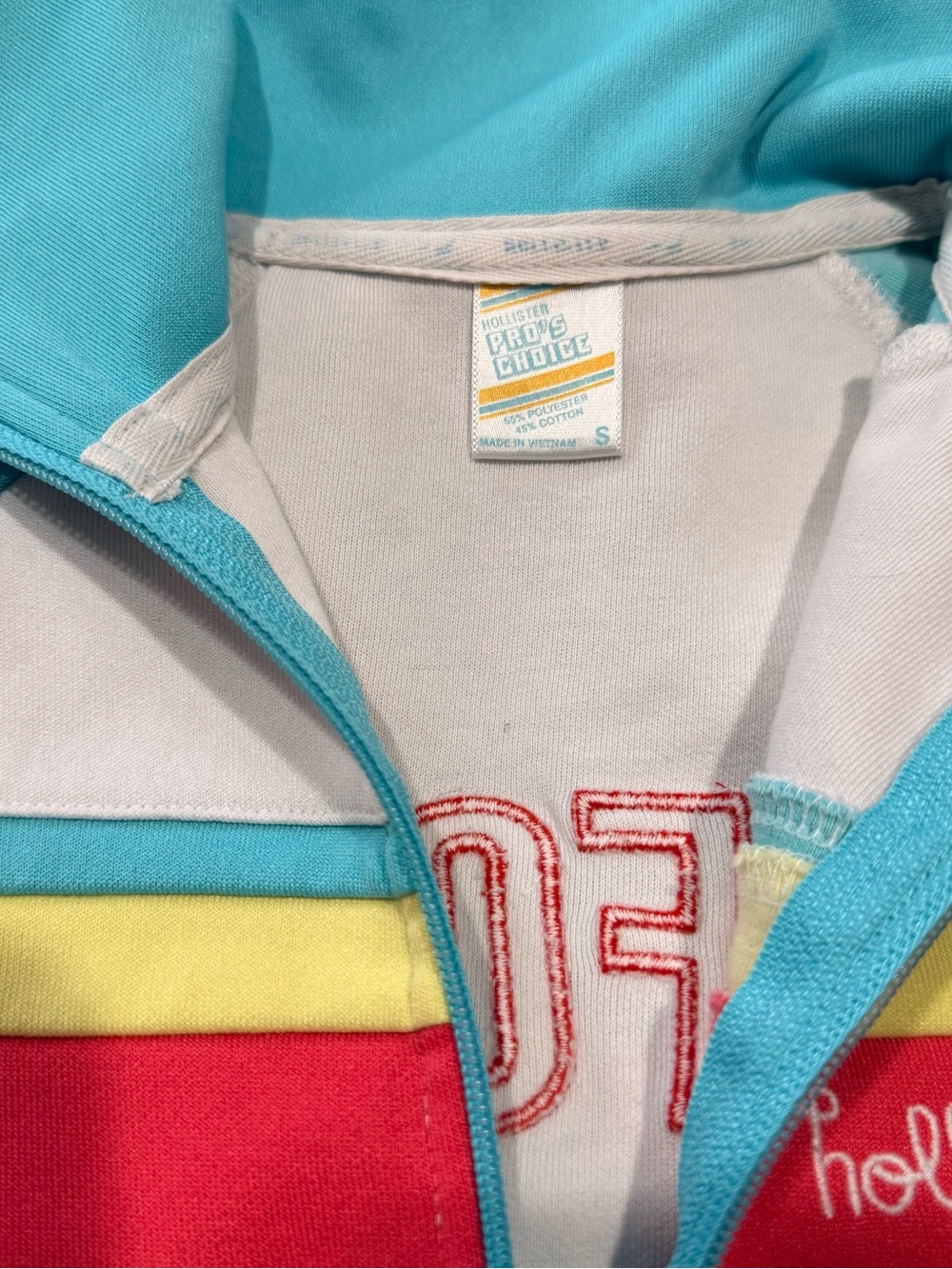 Hollister Vintage Y2K Slim Fit California Track Jacket Full Zip Retro - S - Picture 4 of 9